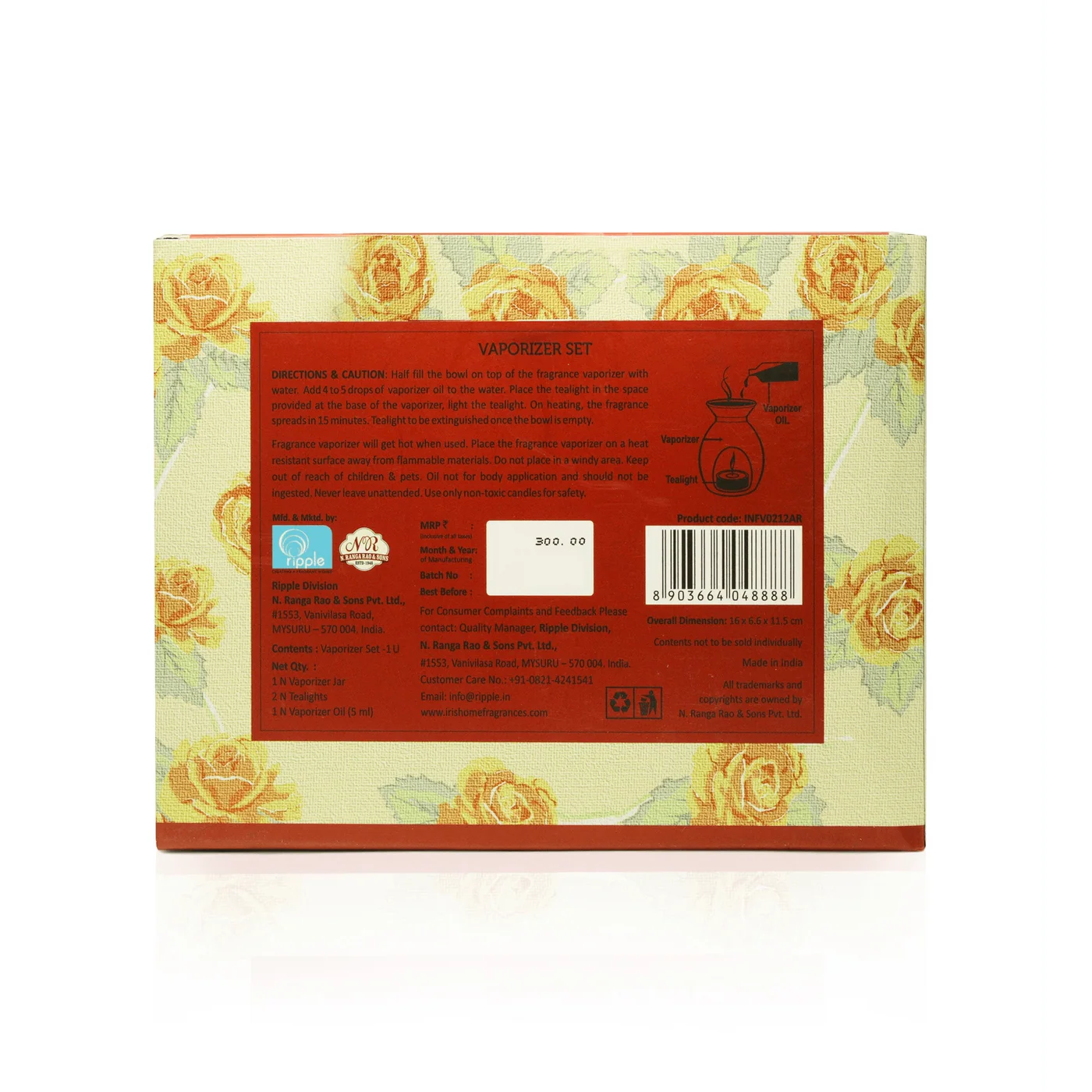 IRIS AMBER ROSE Vaporizer Set