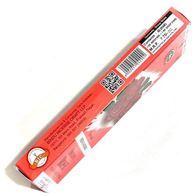 BIC Panchavati Indian Rose Premium dhoop Sticks (80gms)
