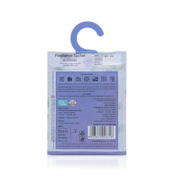 IRIS BLUE BERRY Fragrance Sachet