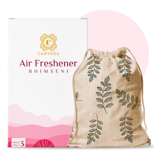Camveda Air Freshener - Rose Bhimseni Pack of 3(150gm)