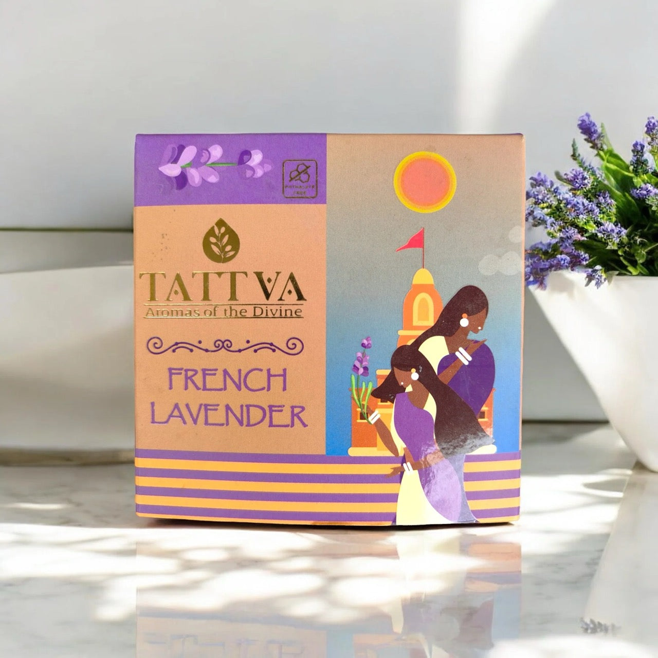 TATTVA French Lavender Dhoop Cones (40 Cones)