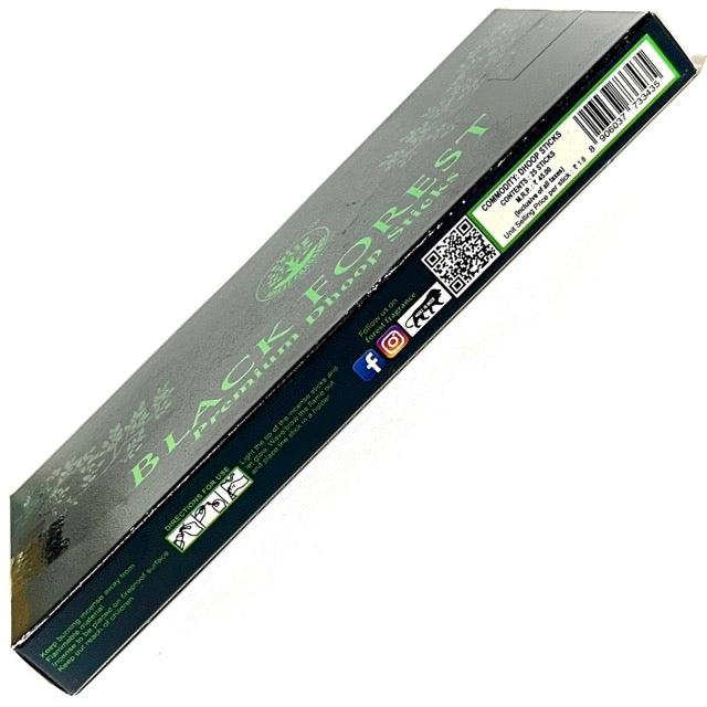Forest BLACK FOREST Premium Dhoop Sticks (25 sticks)