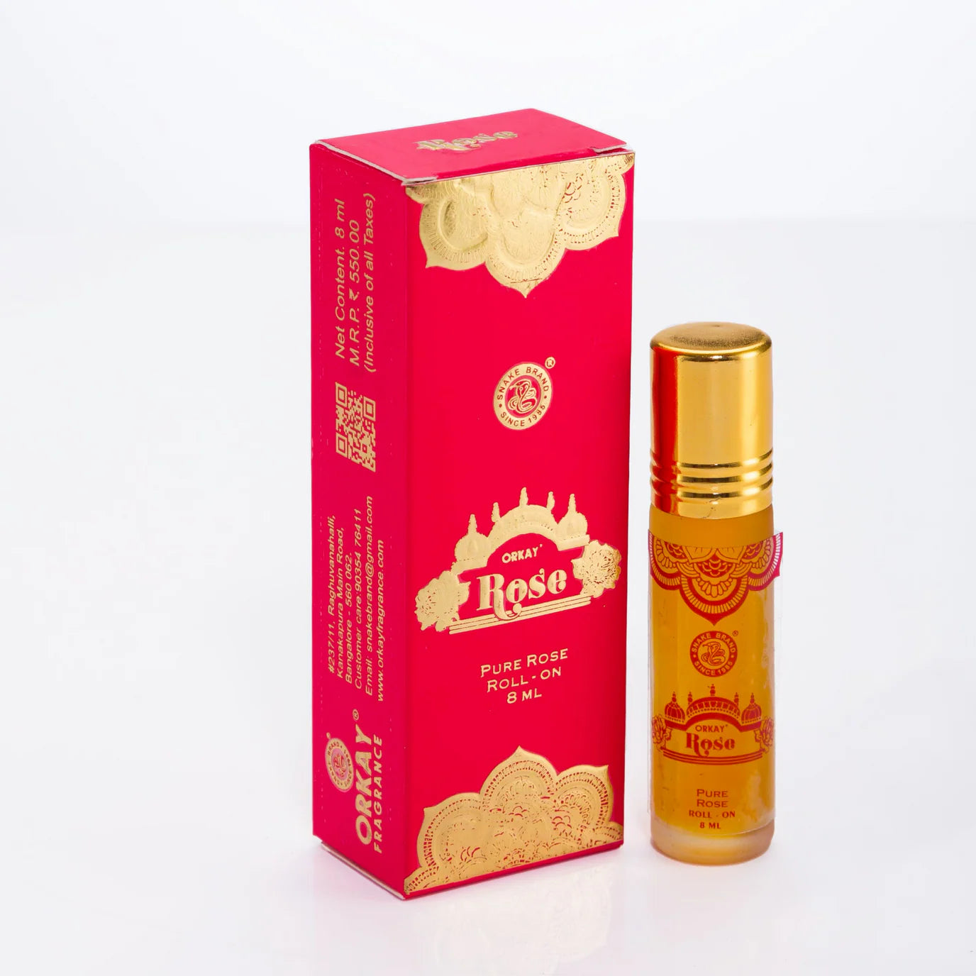 Orkay Fragrance Pure Rose Roll On