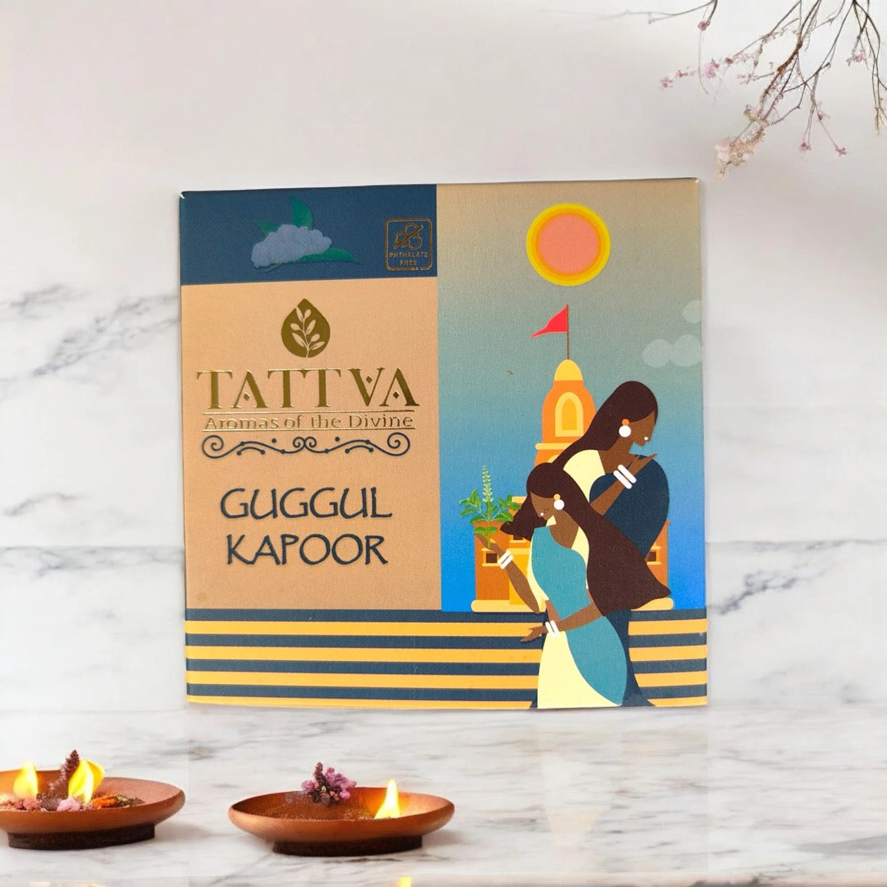 TATTVA Guggul Kapoor Dhoop Cones (40 Cones)