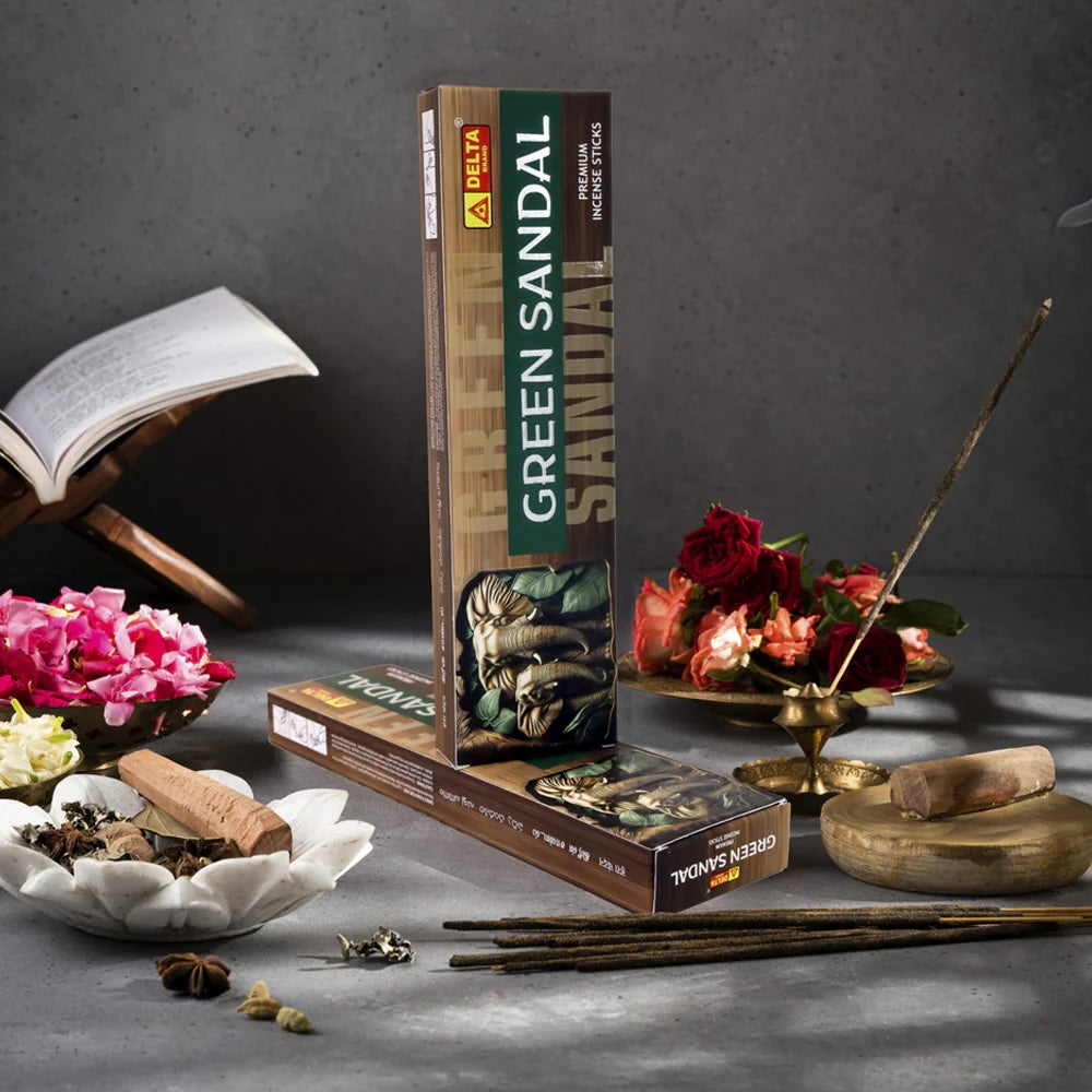 Delta Green Sandal Incense Sticks (50 gms)