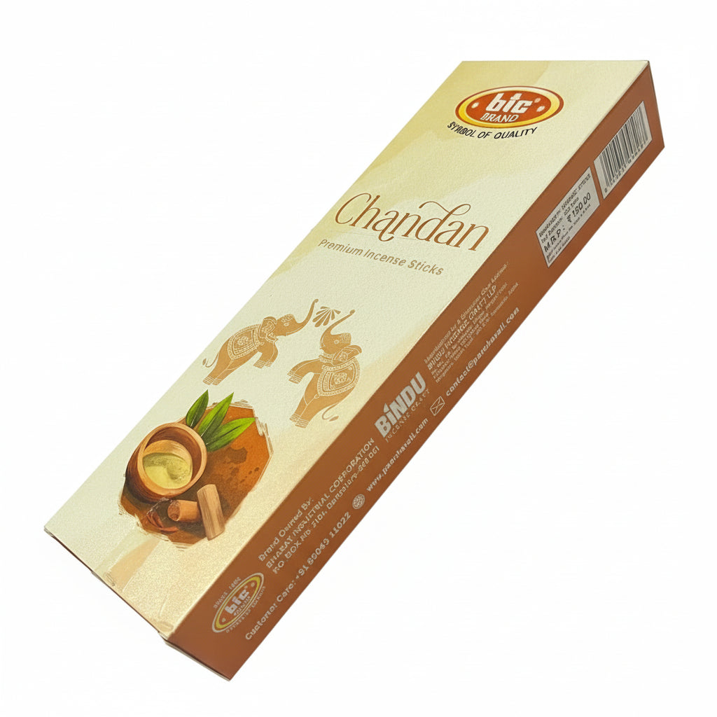 BIC CHANDAN Premium Incense Sticks(225 Gms)