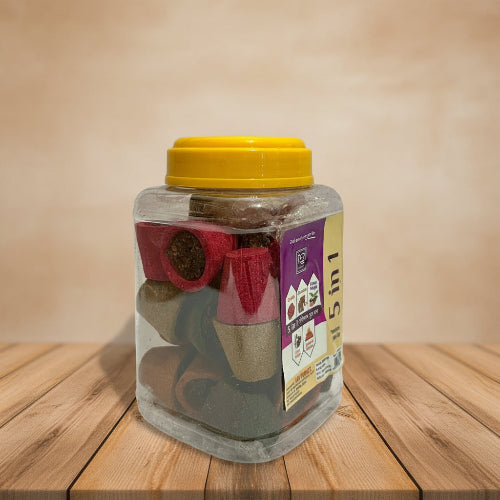 Tez GULAB CHANDAN KAPUR GUGAL 5 in 1 Premium Dhoop Cup(25PCS)