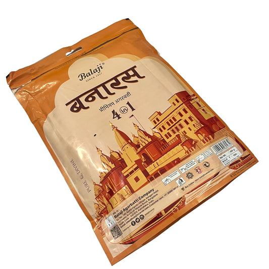 Balaji BANARAS 4 in 1 Incense Sticks Zipper (450 gms)
