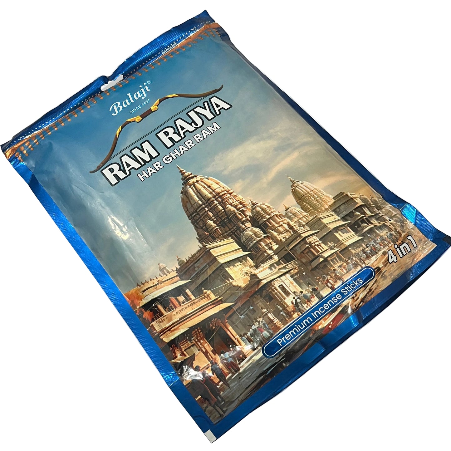 Balaji RAM RAJYA 4 In 1 Incense Sticks Zipper (450 gms)