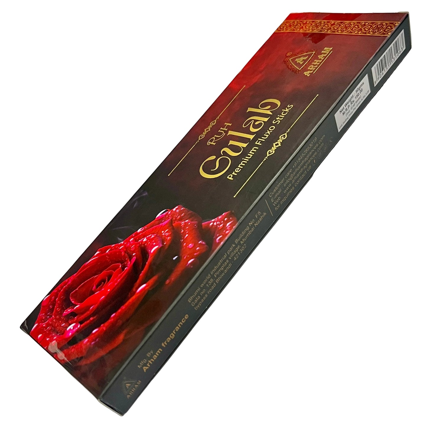 Arham RUH GULAB Fluxo Natural Incense Sticks(50 Gm)