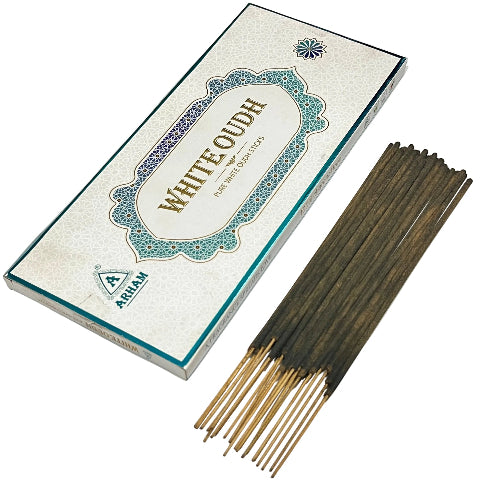 Arham WHITE OUDH Pure Mysore Incense Sticks(25 sticks)