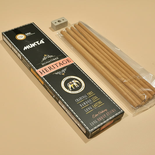 Mukta HERITAGE Long Dhoop Sticks(9-Sticks)