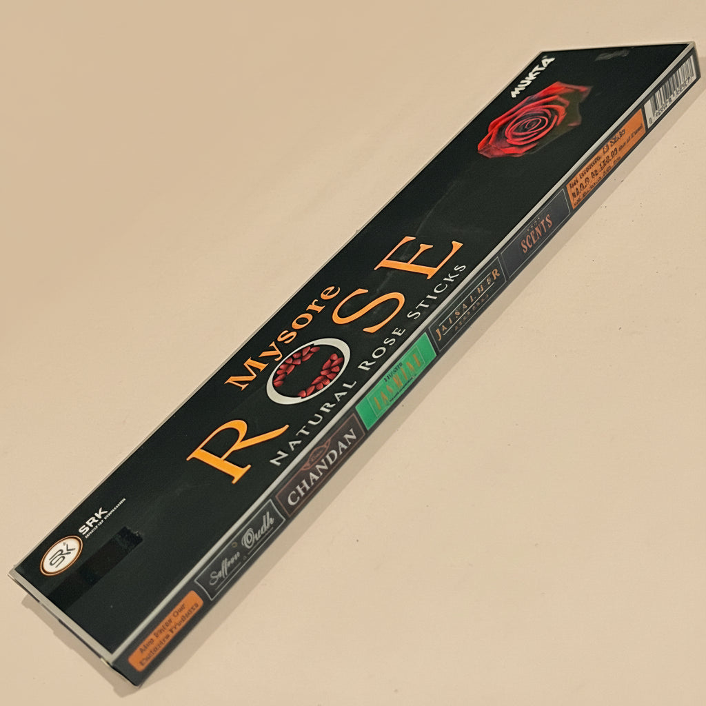 Mukta Mysore ROSE Natural Incense Sticks(10 Sticks)