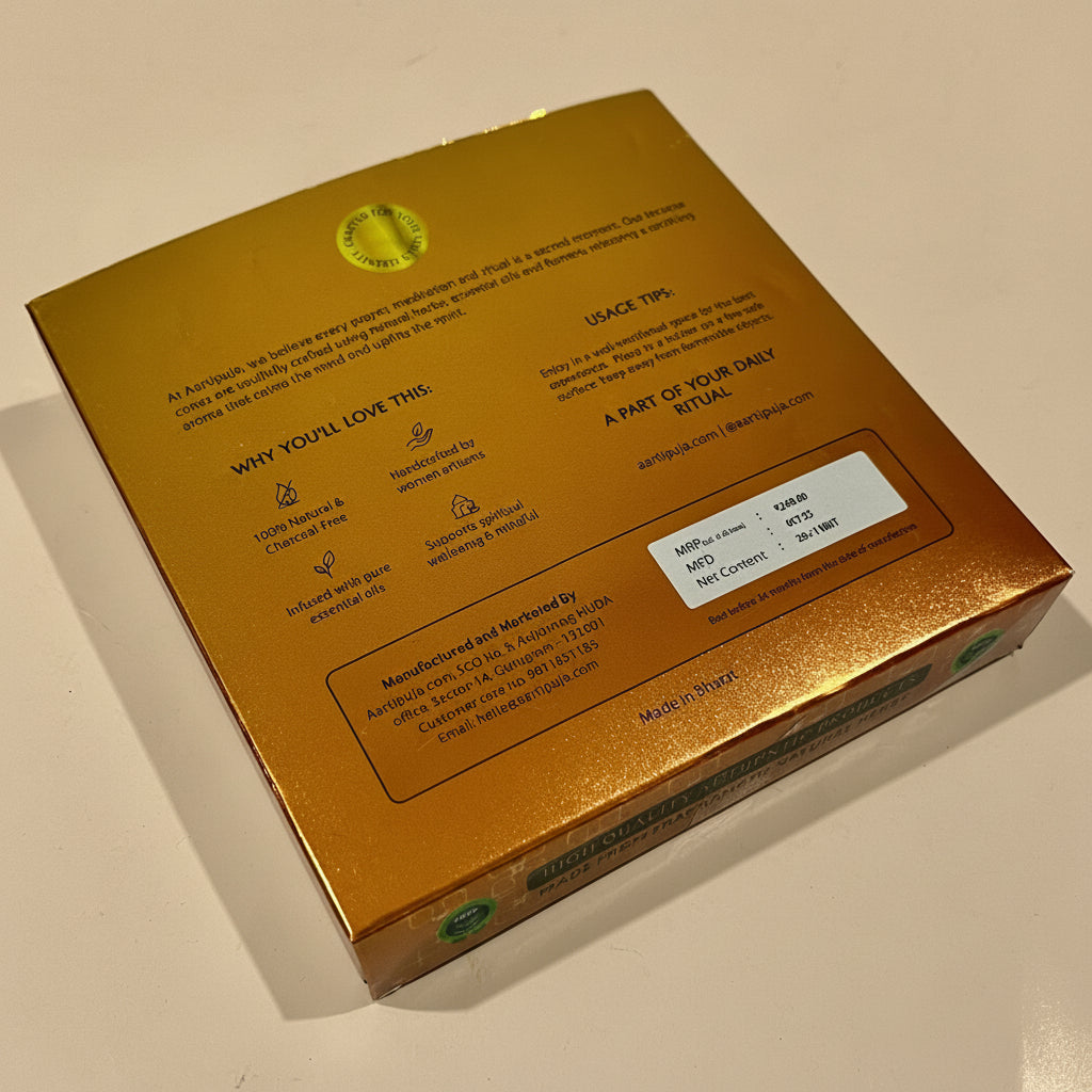 Aartipuja PAVITRO NATRAL Cones(28 Unit)