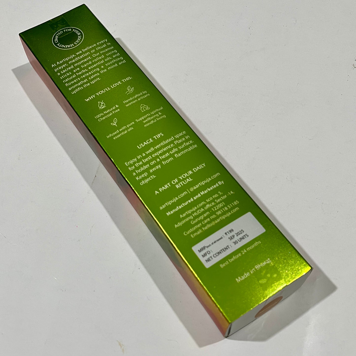 Aartipuja ROSE Incense Sticks(30 Sticks)