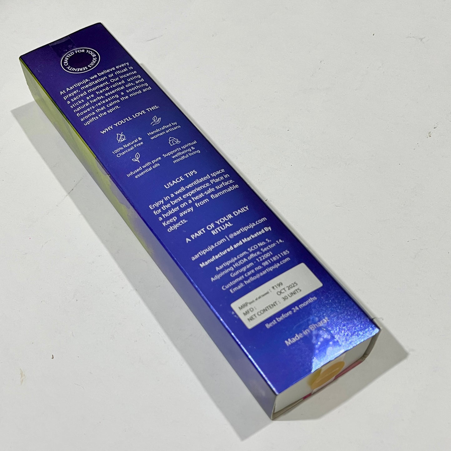 Aartipuja PATCHOULI Incense Sticks(30 Sticks)