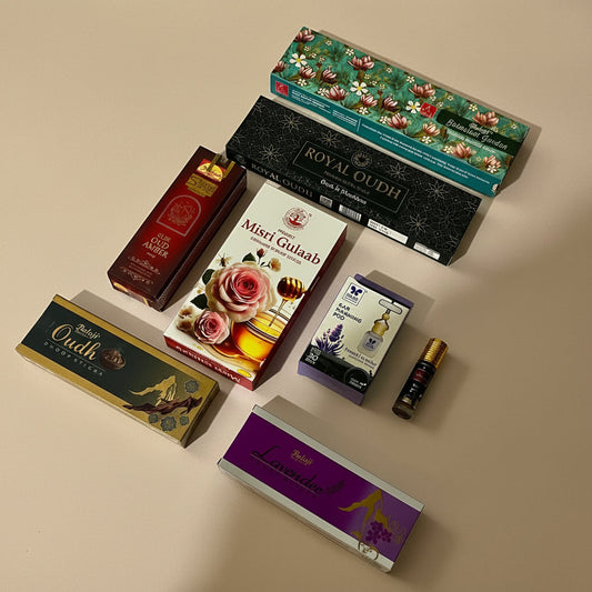Premium incense and attar hamper