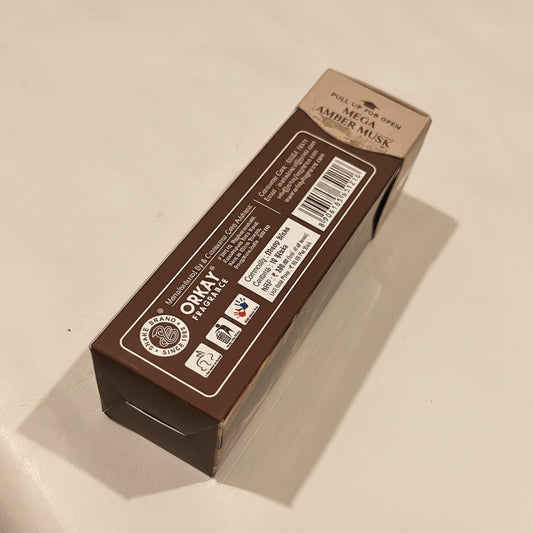 Orkay Fragrances MEGA AMBER MUSK Dhoop Sticks (10 sticks)