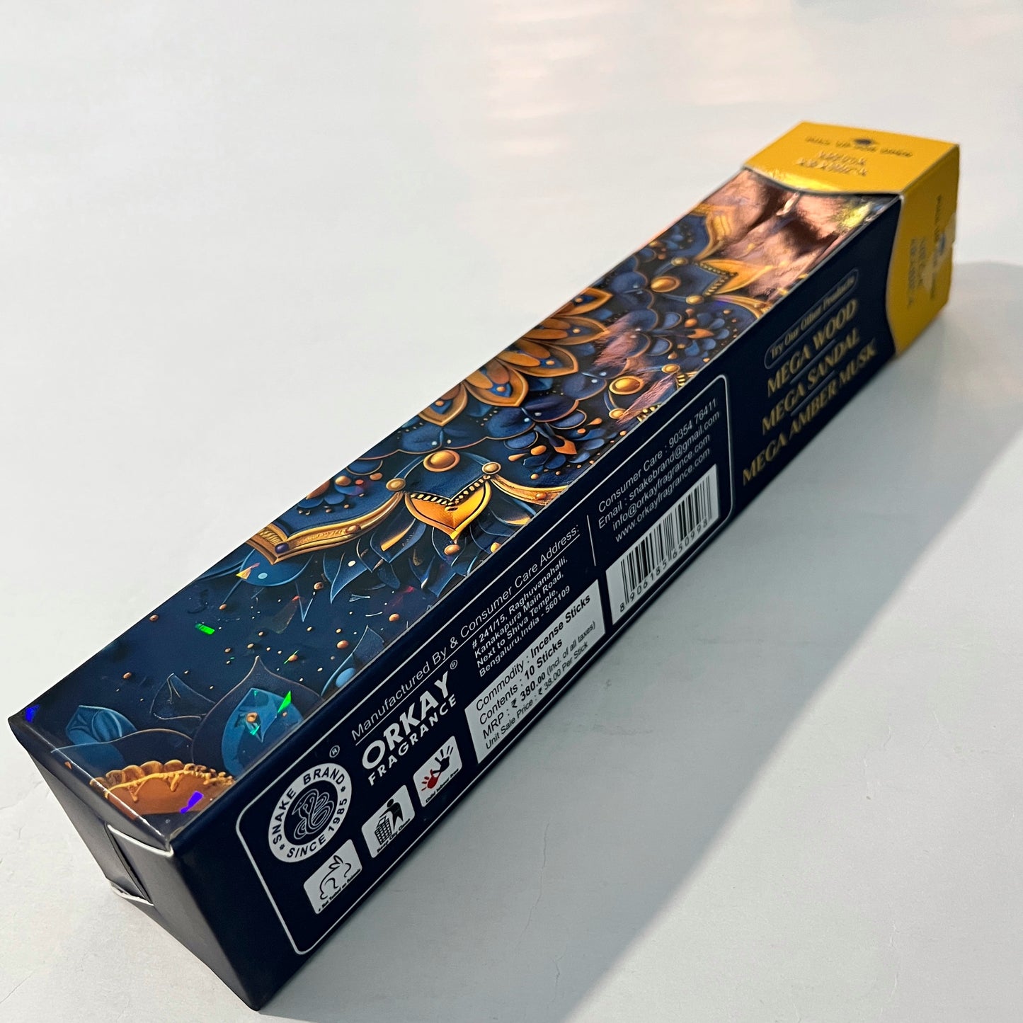 Orkay Fragrances MEGA ARABICA Premium Incense Sticks (10 sticks)