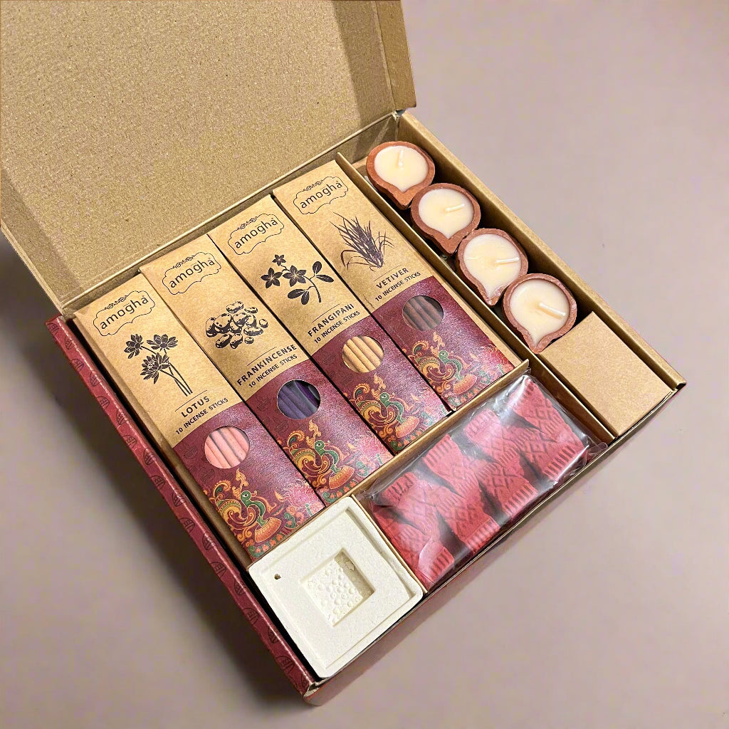 Amogha sacred fragrance gift set