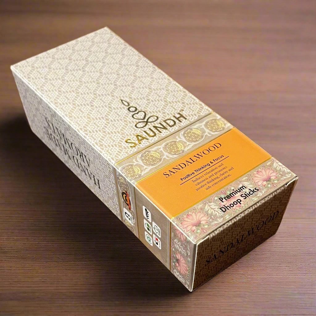 SAUNDH Sandalwood Luxury Dhoop Sticks (50gm)
