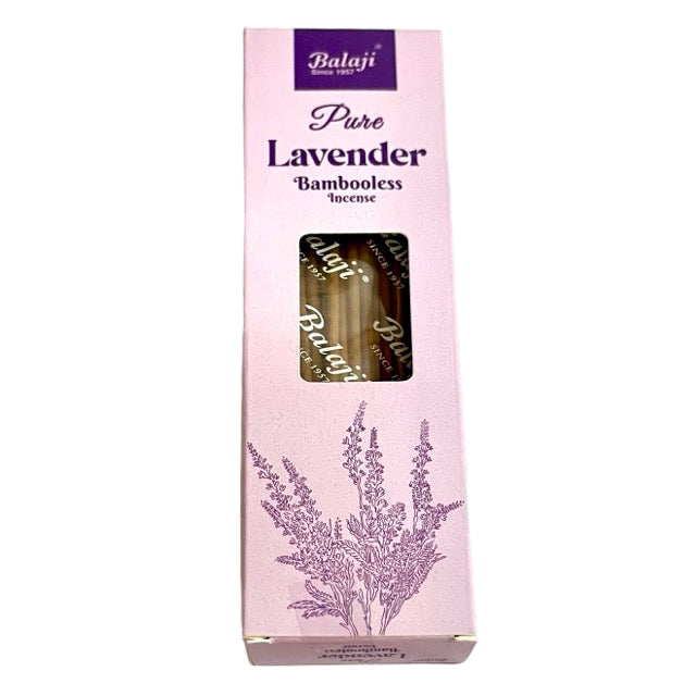 Balaji PURE LAVENDER Premium Bambooless Dhoop Sticks (100 gm)