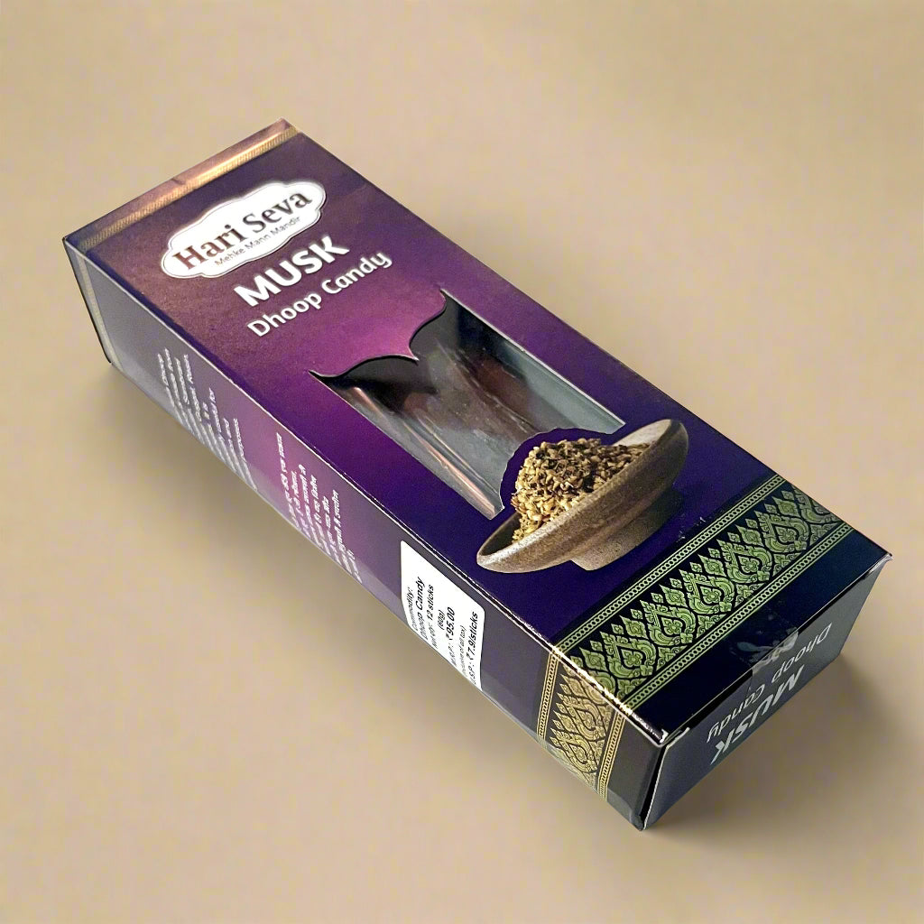 Hari Darshan Hari Seva MUSK Dhoop Candy ( 12 sticks )