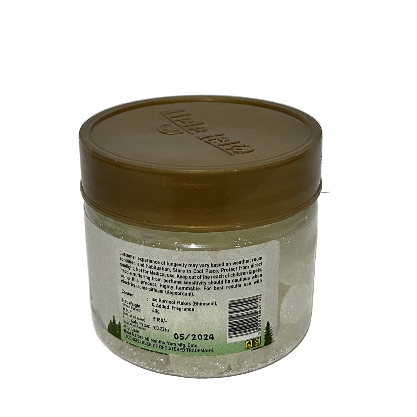 LabhGanga SAYFRESH Bhimseni Aroma KHUS KESER Camphor (40 gm)