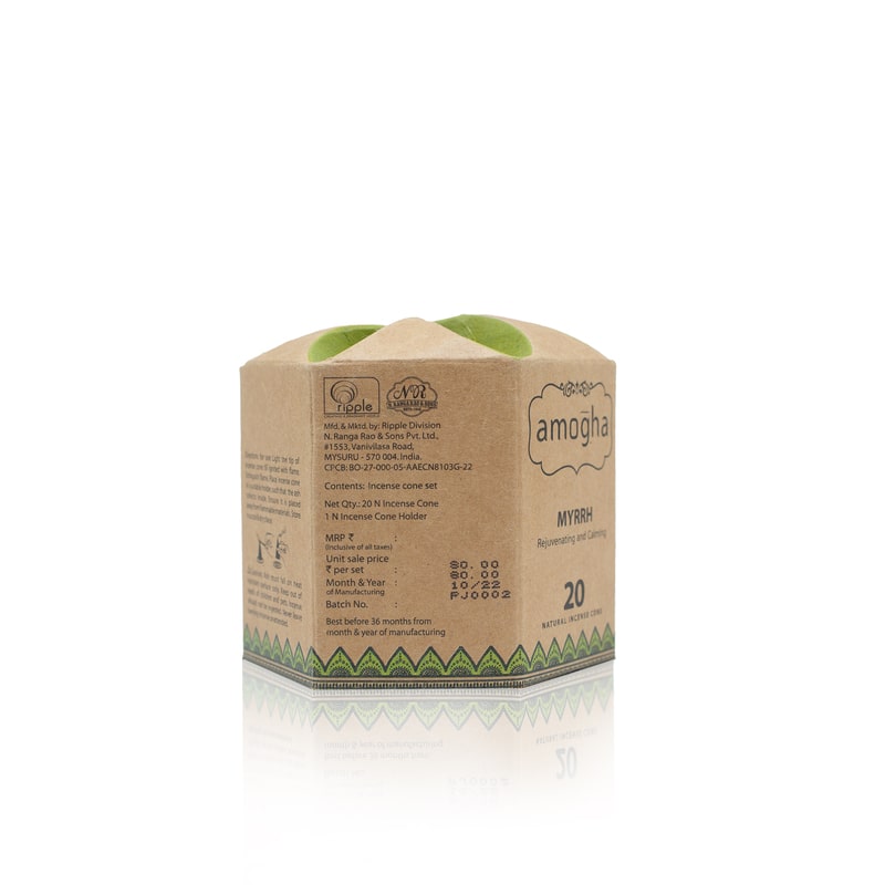 Amogha MYRRH Incense Cones