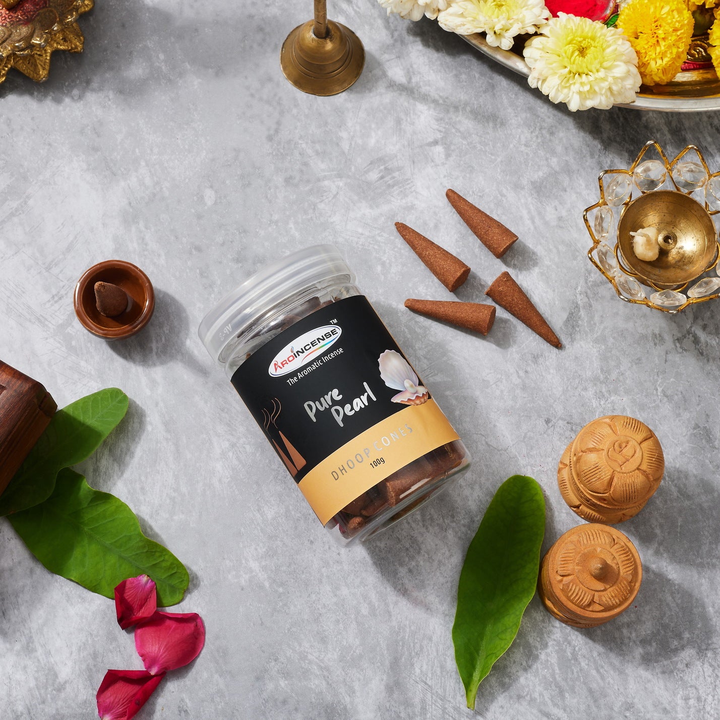 Aroincense Pure Pearl Dhoop Cones
