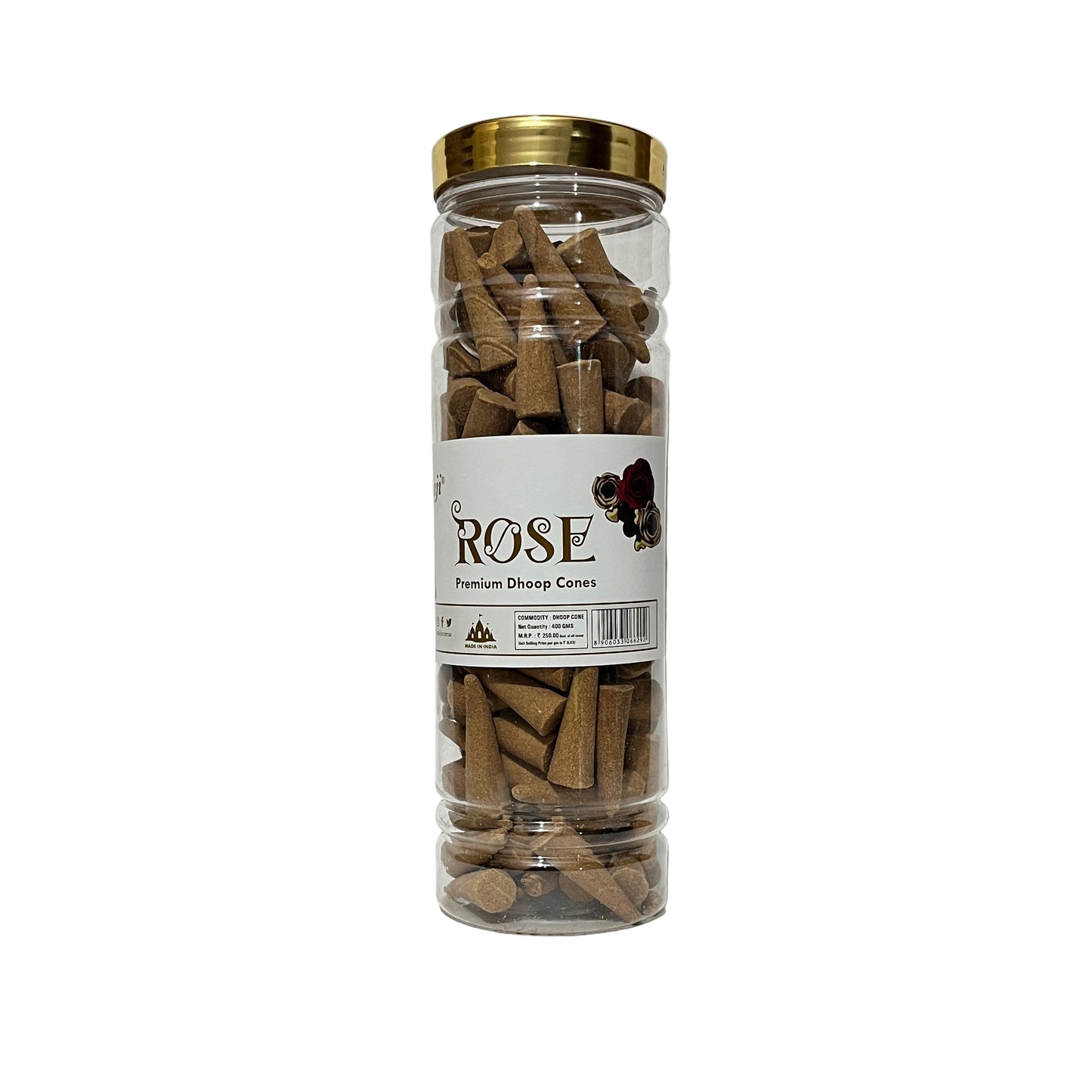 Balaji ROSE Premium Dhoop Cones (400 gm)