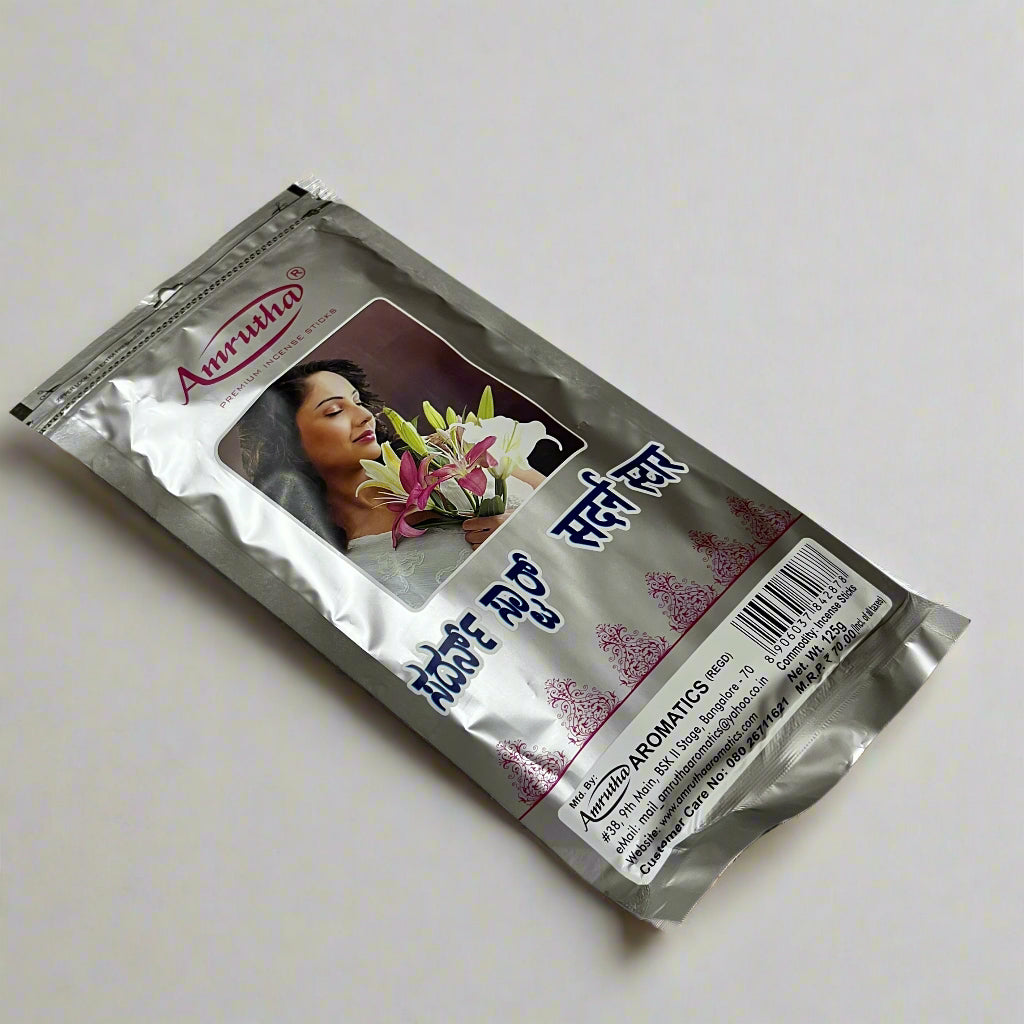 Amrutha SOUTHERN STAR Premium Incense Sticks Zipper (125gm)