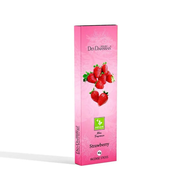 Devdarshan Indume Strawberry Incense Sticks (40g)