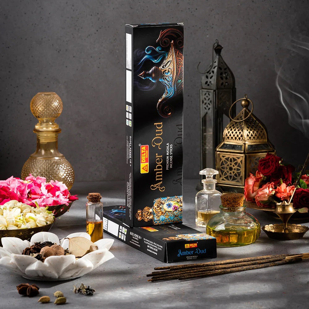 Delta Amber Oudh Incense Sticks (25 gms)