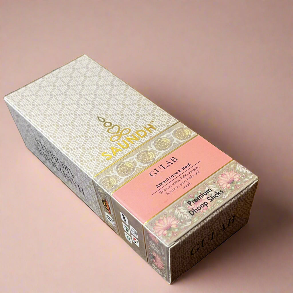 SAUNDH Gulab Luxury Dhoop Sticks (50gm)