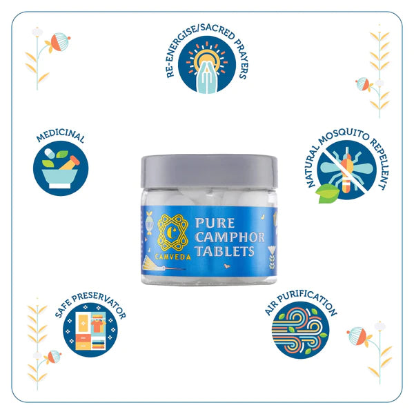Camveda Pure Camphor Tablets (50 gms)