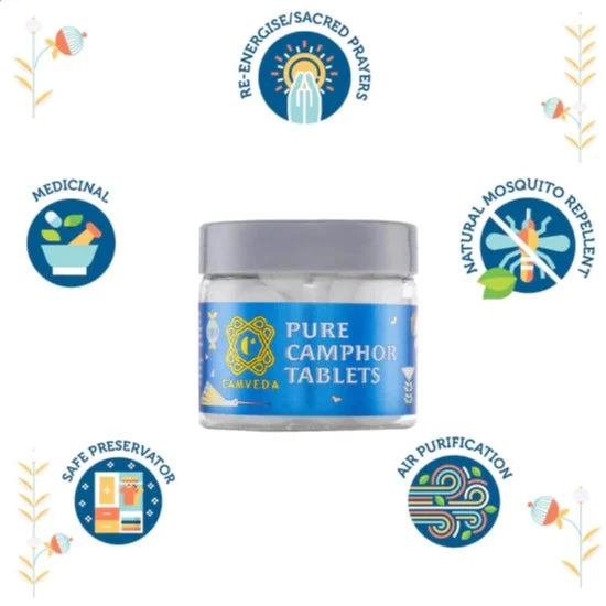 Camveda Pure Camphor Tablets (20 gms)