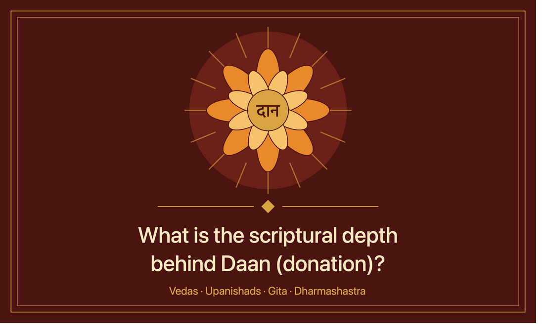 What is the scriptural depth behind Daan (donation)?