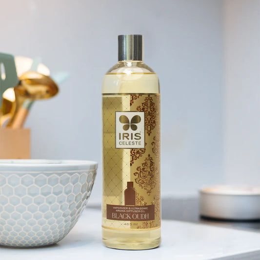 IRIS Celeste BLACK OUD Vaporizer and Diffuser oil (485ml)