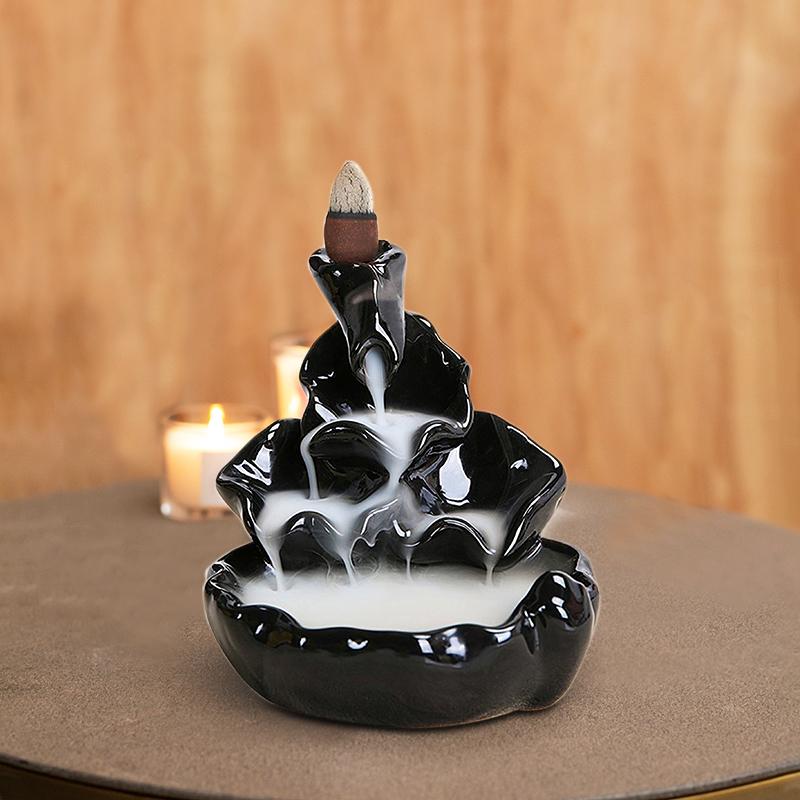 IRIS BACKFLOW INCENSE CONE HOLDER – WATERFALL