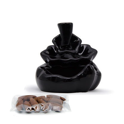 IRIS BACKFLOW INCENSE CONE HOLDER – WATERFALL