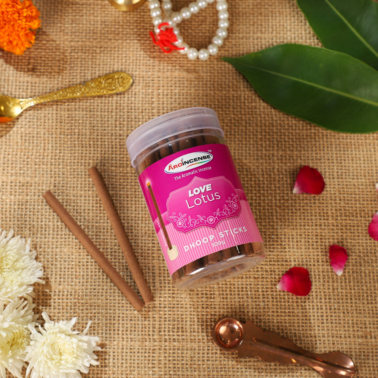 Aroincense LOVE LOTUS Dhoop Stick
