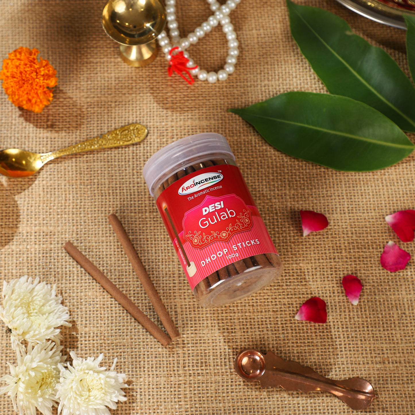 Aroincense DESI GULAB Dhoop Stick (100gms)