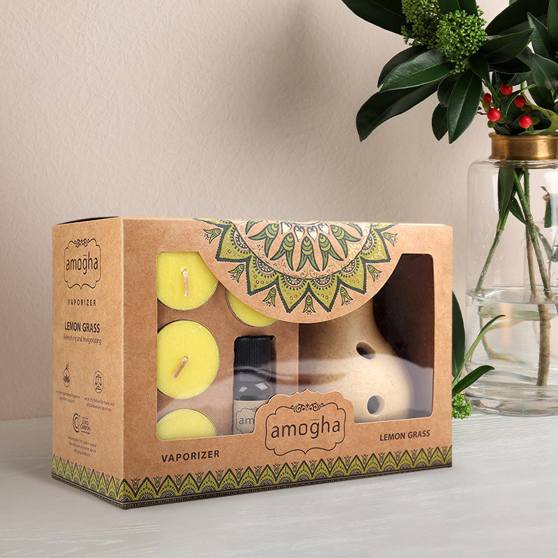 IRIS Amogha Lemongrass Vaporizer 4- Tea light