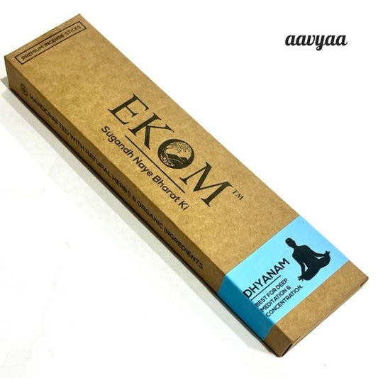 Ekom DHAYANAM Premium Incense Sticks (42 sticks)