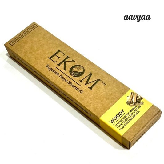 Ekom WOODY Premium Incense Sticks (42 sticks)