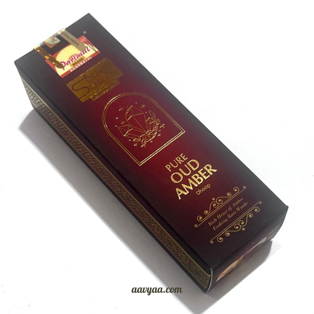 Parimal Sacred Scents PURE Oudh Amber Dhoop (40 gms)