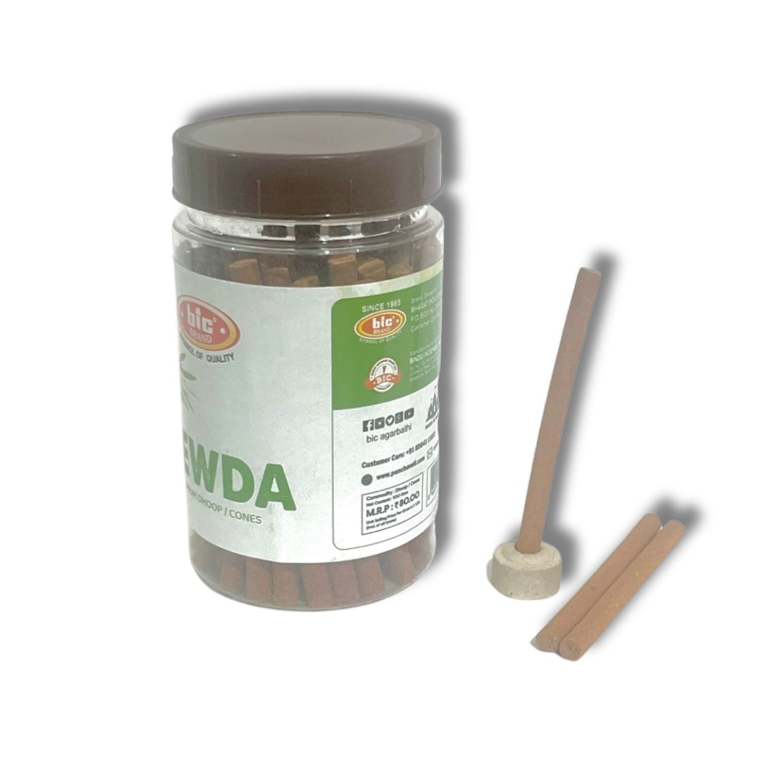 BIC KEWDA Premium Dhoop sticks Jar (100 gms)