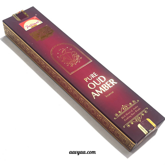 Parimal Sacred Scents PURE Oudh Amber Incense Sticks (20 gms)