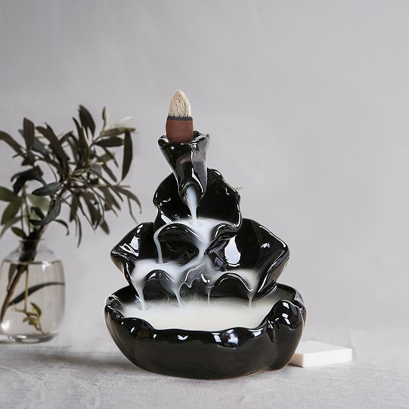 IRIS BACKFLOW INCENSE CONE HOLDER – WATERFALL